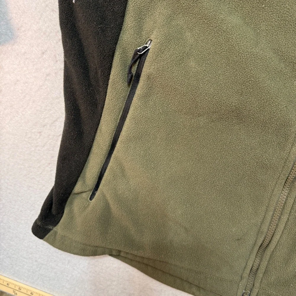 The North Face Fleece Jacket‎ Full Zip Olive Green Outdoors XXL